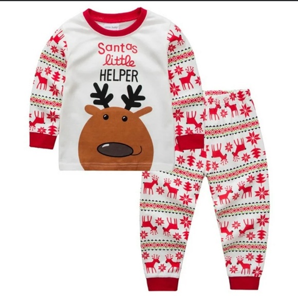 Gold treasure Christmas unisex pjs bogo - Picture 5 of 5